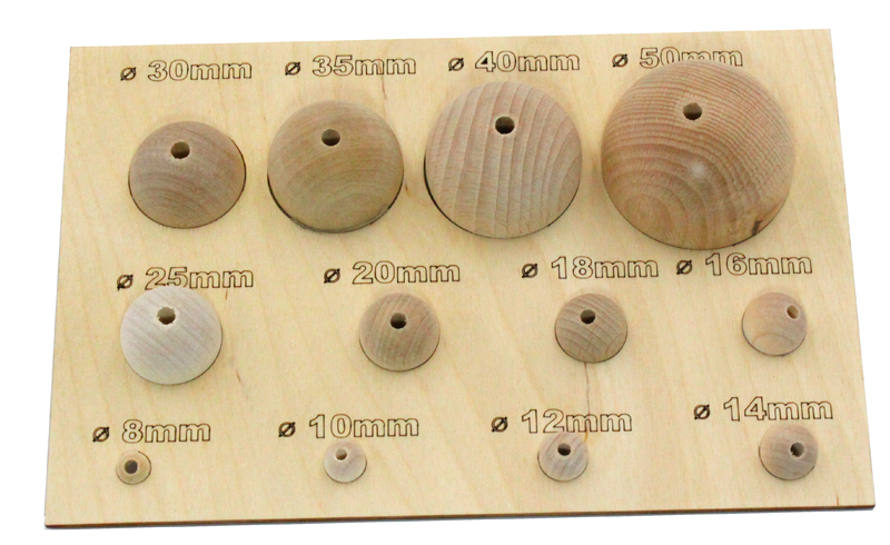 Koraliki drewniane z otworem